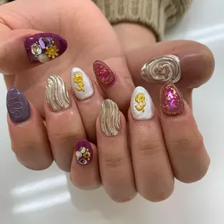 ネイル 五十嵐 美智のネイルデザイン