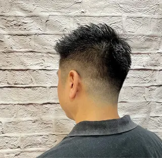 ショート メンズ 無料メンズカット❗️ 岡本晟我のヘアスタイル