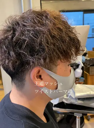 ショート パーマ メンズ ✂︎メンズ特化✂︎ 竹内貴則のヘアスタイル