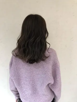 ロング カラー 小島嵩人 縮毛矯正 髪質改善のヘアスタイル