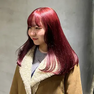 ロング カラー 栄/大須/髪質改善/ ブリーチ/yuzuのヘアスタイル