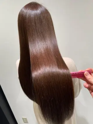 ロング due hair 京都駅前店 MILBON オージュア認定サロン【デューヘアー】所属・ハイトーンブリーチ 土坂　由志【京都】のヘアスタイル