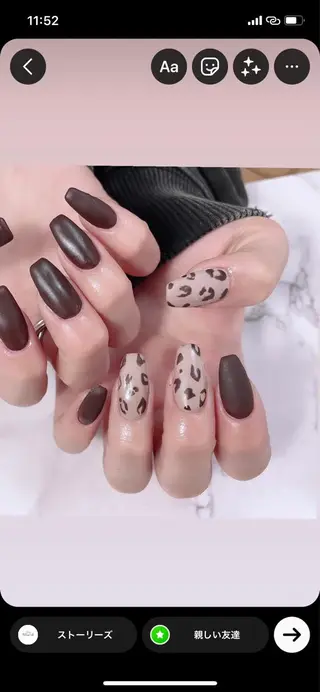 ネイル 高草木 桃香のネイルデザイン