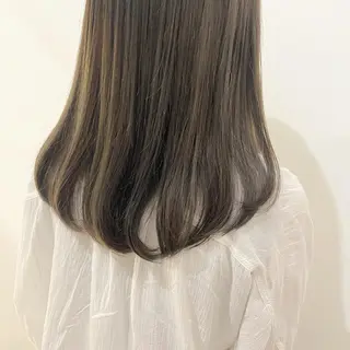 セミロング カラー 🫧 nanaco🫧のヘアスタイル