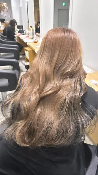 ロング カラー Lien by kiitos所属・韓国ヘア×レイヤー カット/上田丈也のヘアスタイル