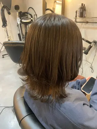 セミロング hair atelier aoitori所属・ホシヤ ナオのヘアスタイル