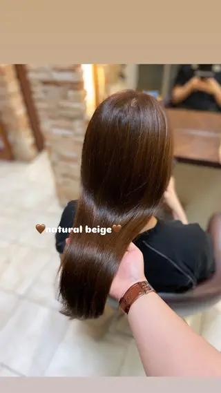 ロング 🎀透明感カラー 🐈ナズナのヘアスタイル