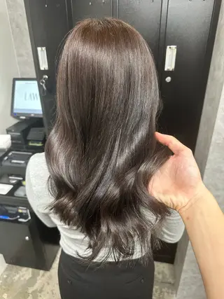 カラー ブリーチなしWカラー 透明感/美髪/ユウゴのヘアスタイル