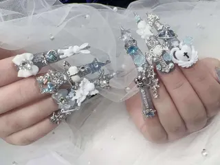 ネイル MoMoA Nail ネイル長さ出し専門店のネイルデザイン