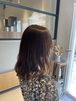 ミディアム カラー Le rond所属・はる とのヘアスタイル