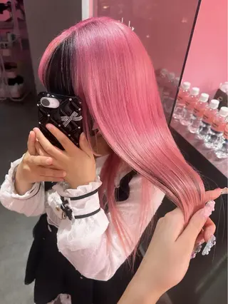 ロング ブリーチカラー 特化/MAHIROのヘアスタイル