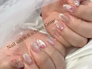 ネイル 認定講師/歴20年 パラジェル Growのネイルデザイン