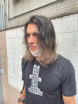 ロング 渋谷 メンズヘア⭐️ タニグチヨシユキのヘアスタイル