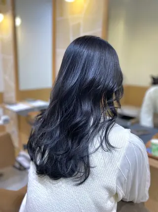 ロング カラー 坂井 茅聖のヘアスタイル