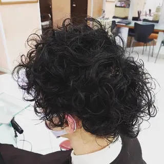 ミディアム パーマ メンズ 🐺デザインウルフ / 一ノ瀬 凌🐺のヘアスタイル