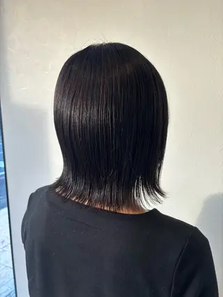 ミディアム SAYAKA 🍒／ボブ／暖色のヘアスタイル