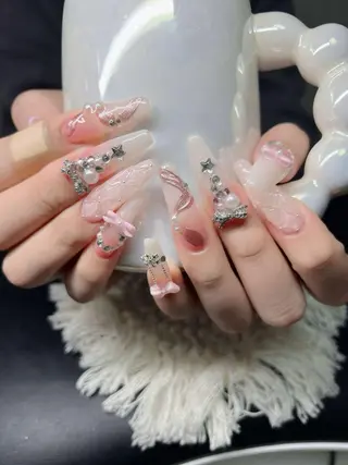 ネイル Lee Nails チップ長さだし専門店のネイルデザイン