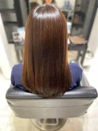 ロング 藤本 幸乃のヘアスタイル