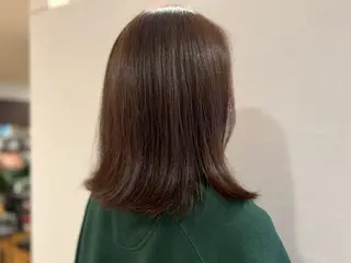 ミディアム 馬場 麻奈美のヘアスタイル