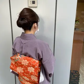 セミロング ヘアアレンジ SHANTi 飯塚 ヘアセット/髪質改善のヘアスタイル