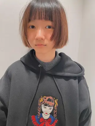 ショート カラー センスをお届けします 大谷将生INFPのヘアスタイル