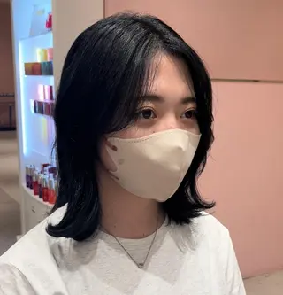 ミディアム カラー ヘアアレンジ 内田 志乃のヘアスタイル