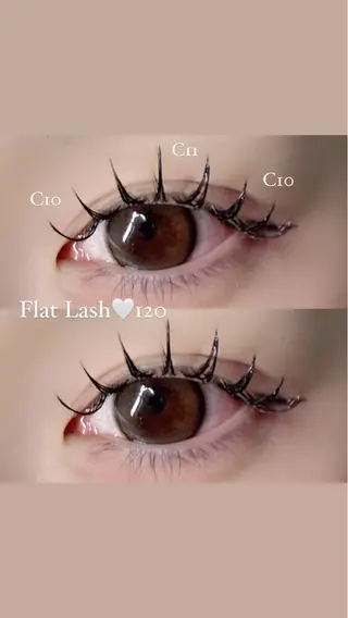 マツエク・マツパ 🩰yuri🩰 似合わせ/束感のマツエク・マツパデザイン