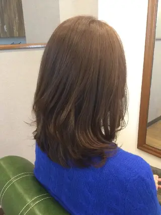 セミロング 【gene 高円寺】 成沢　仁臣のヘアスタイル