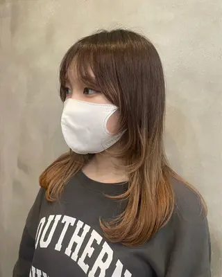 ロング ヘアアレンジ 【ピンク/韓国ヘア/ ヘアセット】亜海のヘアスタイル