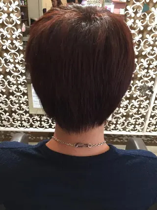 ショート カラー メンズ 髪質改善/痛ませ ないカラー/西村航大のヘアスタイル