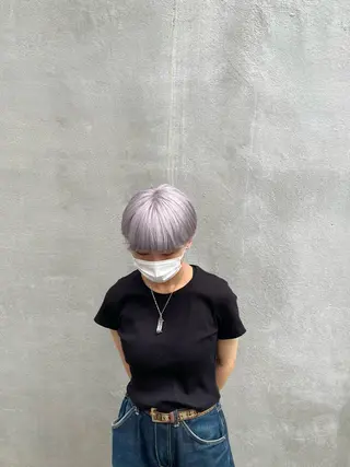 ショート カラー パーマ ヘアアレンジ メンズ キッズ ネイル マツエク・マツパ アイブロウ Ali'i men's salon所属・パーマ、カラー特化 園田翔大のヘアスタイル