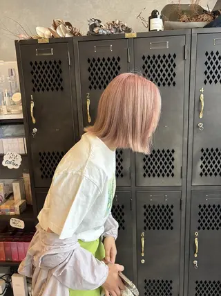 ショート カラー ✨艶カラー・ストレー ト✨achieveのヘアスタイル