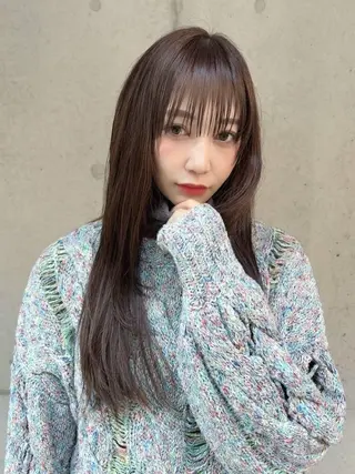 ロング カラー あやね 🎀 大濠のヘアスタイル