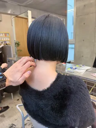 ミディアム カラー 誰よりも丁寧なカット 🍀小林輝のヘアスタイル