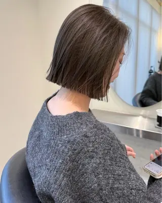 ミディアム カラー 透明感カラー/似合わ せカット/大島実加永のヘアスタイル