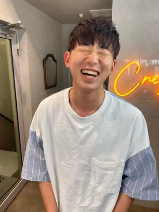 ショート カラー パーマ ヘアアレンジ メンズ XENA表参道 MIKUのヘアスタイル