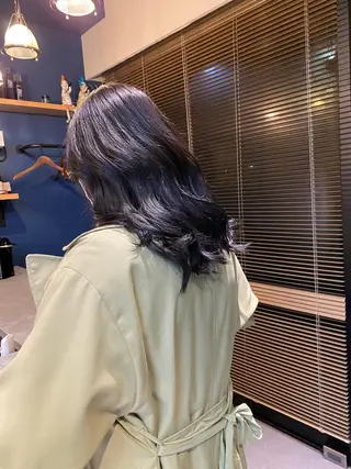 セミロング カラー ハイトーン/ボブ/ レイヤー💫カイセイのヘアスタイル