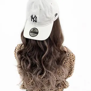 ロング カラー ヘアアレンジ LuciA/エクステ カラーのヘアスタイル