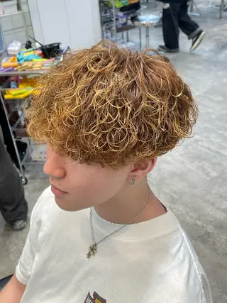 カラー パーマ メンズ fifth 武正 琉生のヘアスタイル