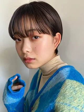 ショート カラー Tomoka🐶🌟 似合わせカット✂︎のヘアスタイル