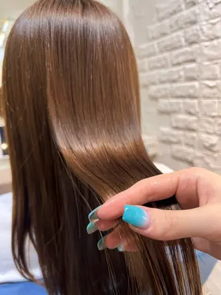 セミロング カラー uros.所属・メンズパーマ/ エクステ🌞セナのヘアスタイル