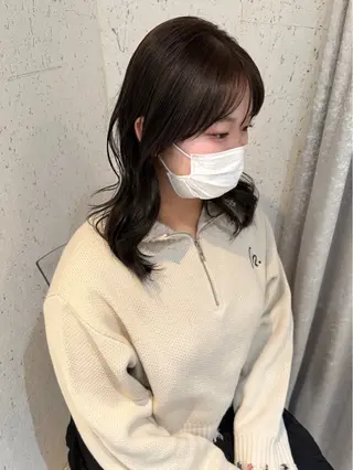 ミディアム カラー mai / linoah˚✧のヘアスタイル