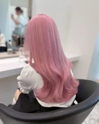 ロング カラー 表参道/ハイトーン/ みずは🎀のヘアスタイル