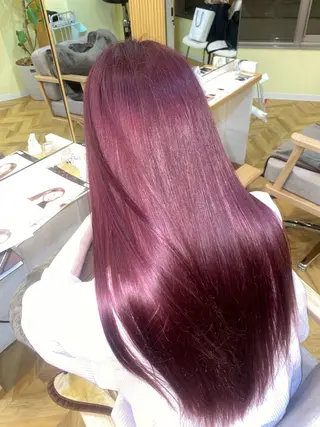 ロング カラー 南上 野々佳のヘアスタイル