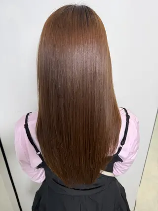 ミディアム こころ /sand/縮毛矯正のヘアスタイル