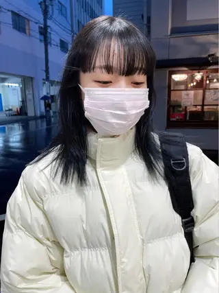 ミディアム カラー haru/レイヤー/ ウルフのヘアスタイル