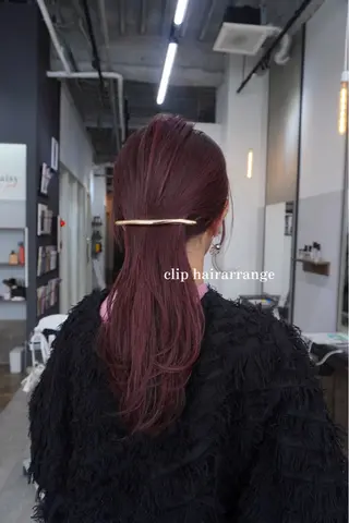 セミロング カラー ヘアアレンジ 福岡ヘアセット/ 髪質改善/ayaneのヘアスタイル