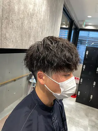 ショート カラー パーマ メンズ 🔥メンズ超特化🔥 青木海斗のヘアスタイル