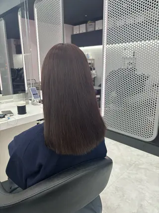 セミロング カラー 🤍レイヤー/顔周り /hirari🤍のヘアスタイル