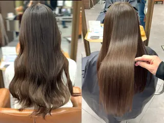 ロング 💎【髪質改善カラー 艶髪×縮毛矯正】💎のヘアスタイル